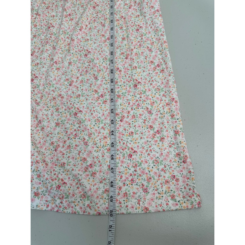 Carole Hochman Ballet Nightgown Size M  Pink Ditsy Floral Lace Trim Cotton New - Picture 5 of 9